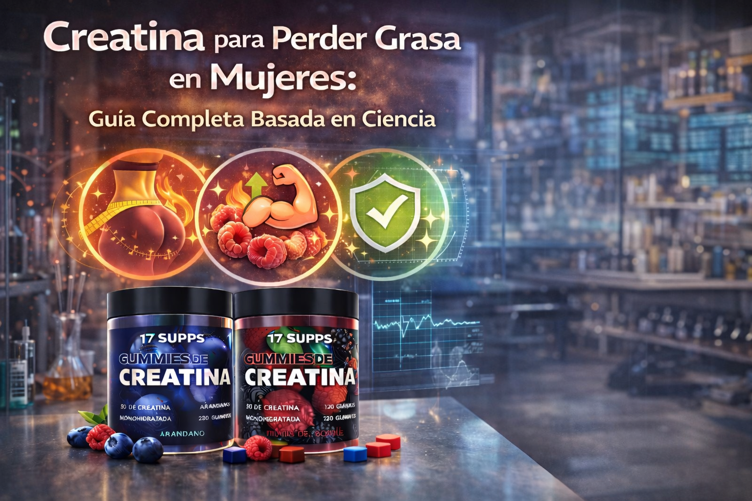 Creatina para Perder Grasa en Mujeres: Guía Completa Basada en Ciencia