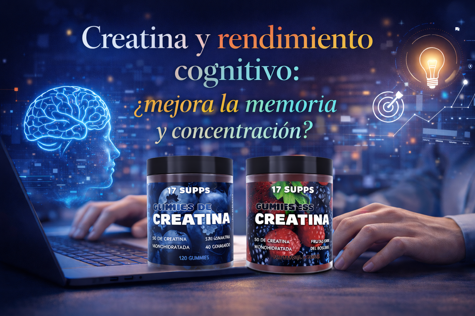 Creatina y rendimiento cognitivo: ¿mejora la memoria y concentración?