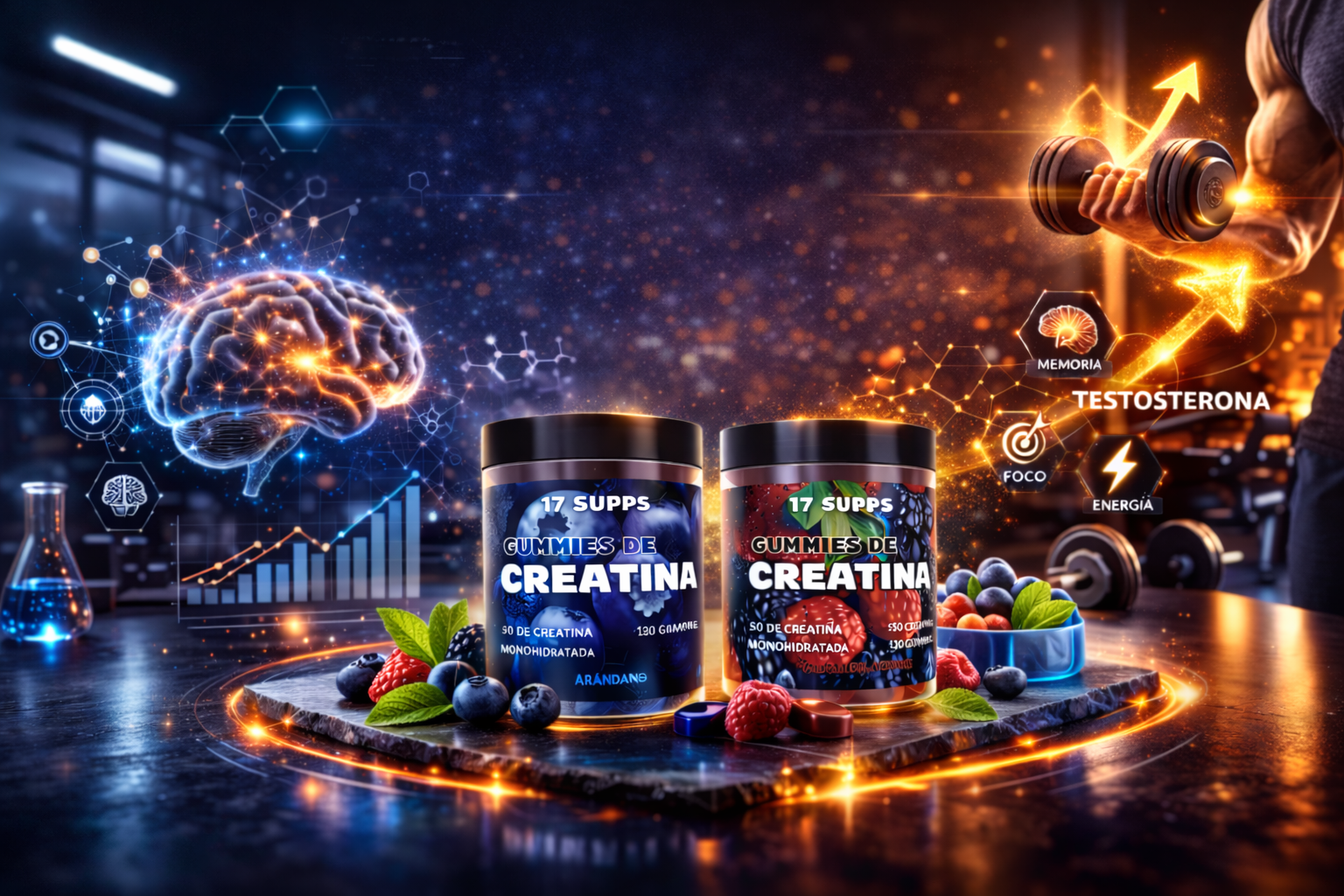 Creatina y Testosterona: Lo Que Realmente Dicen los Estudios Científicos [2026]