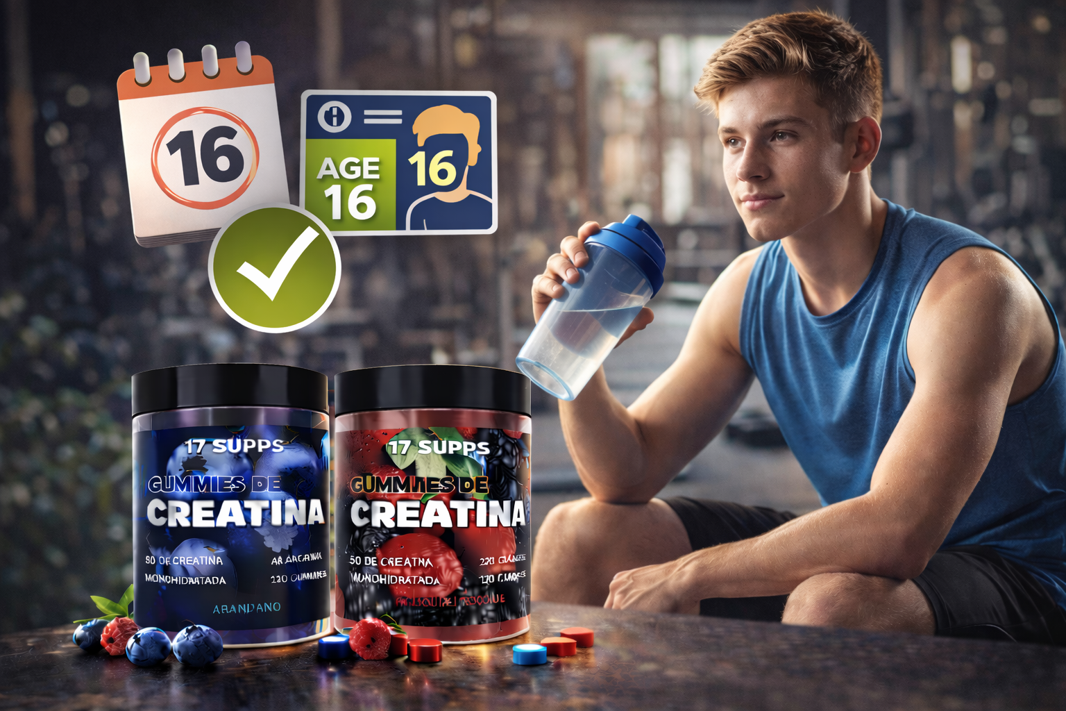 ¿Puede mi hijo de 16 años tomar creatina? Guía completa basada en evidencia científica