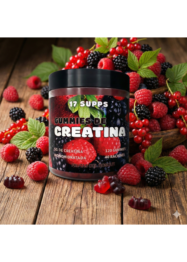 Gummies de Creatina (Frutas del Bosque)