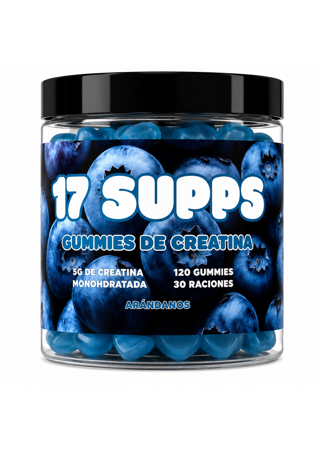 Gummies Creatina Arándanos (120 Gummies)