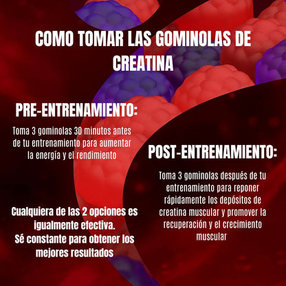 Gummies de Creatina (Frutas del Bosque)