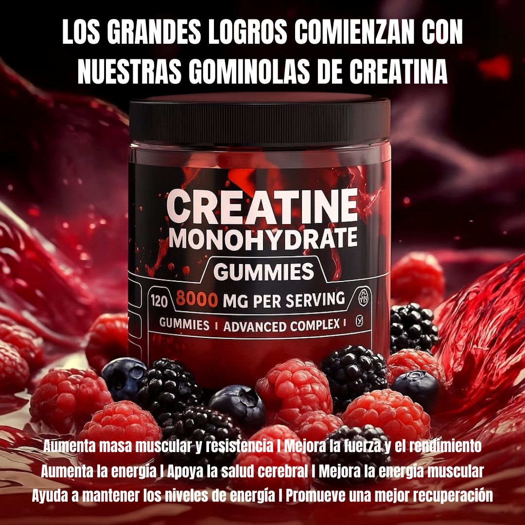 Gummies de Creatina (Frutas del Bosque)