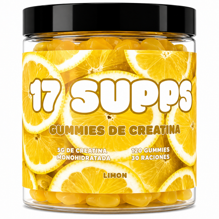 Gummies Creatina Limón (120 Gummies)